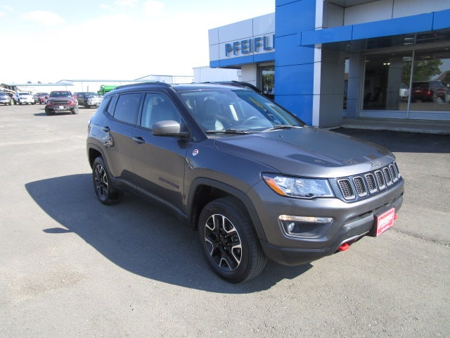 Used 2021 Jeep Compass Trailhawk with VIN 3C4NJDDB0MT572278 for sale in Wishek, ND