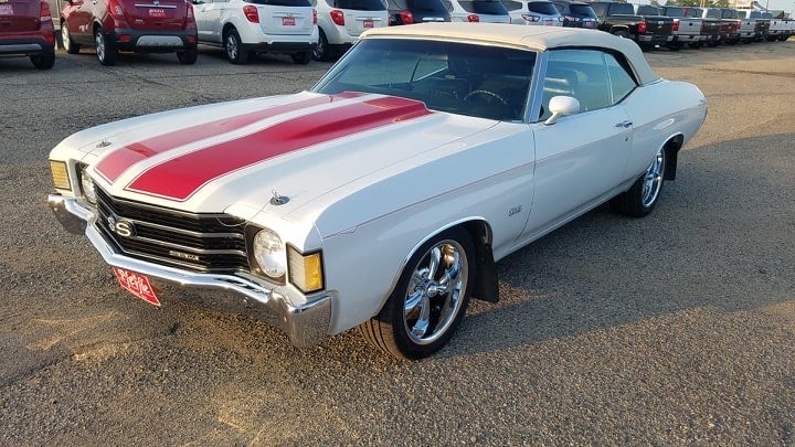 1972 Chevrolet Chevelle SS Convertible - Close-up of SS Badge