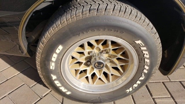 1979 Pontiac Trans Am - Wheel and Tire Close-up