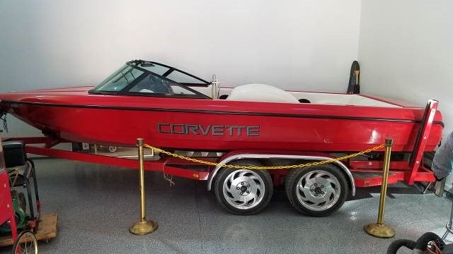 1997 Corvette Boat - Side View on Trailer