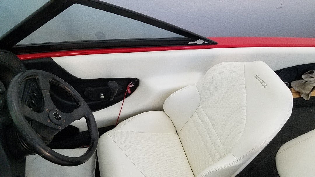 1997 Corvette Boat - Overhead View on Water